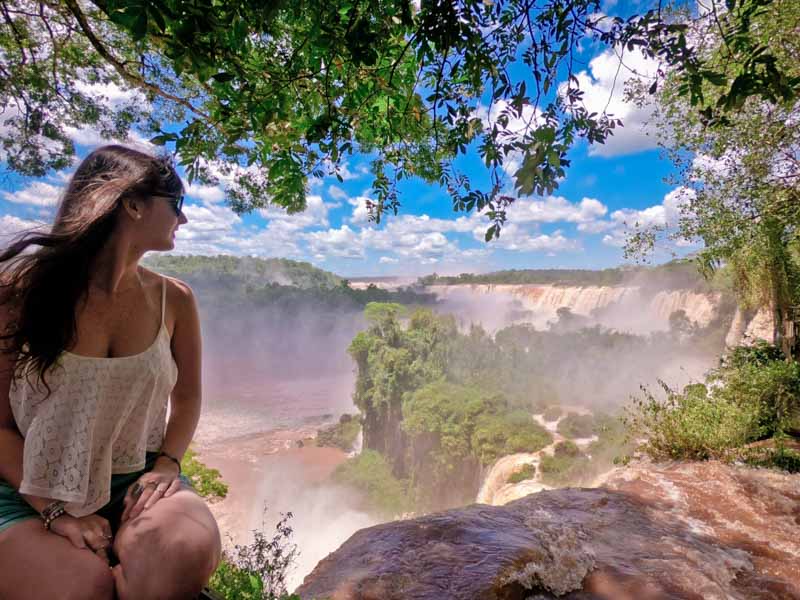 Passeio superior das cataratas do Iguaçu em Puerto Iguazu
