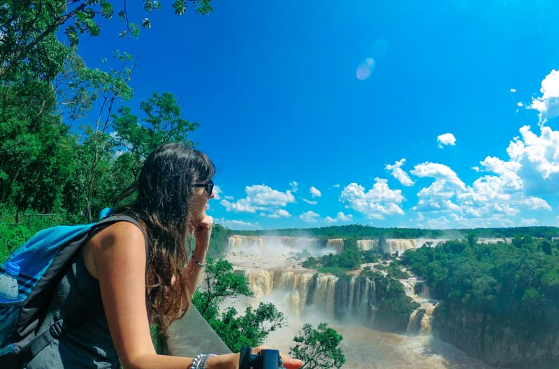 Trilha para ver as cataratas em Foz do Iguaçu