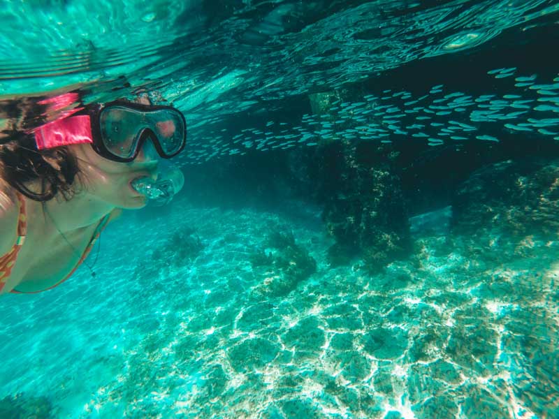 snorkel em Cayo Cangrejo Providencia Colômbia
