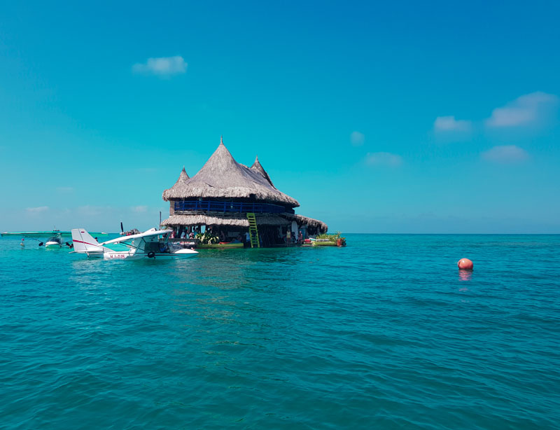 casa en el agua