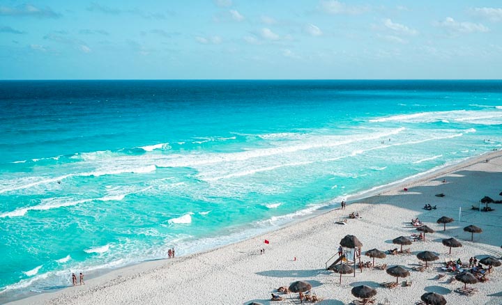 praia em Cancun